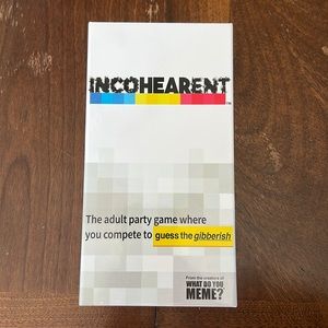 New never played - Incohearent party game